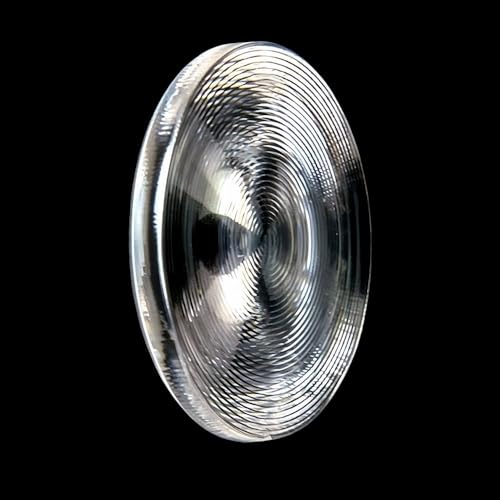 20/30 mm runde Kondensorlinse mit Gewinde, Brennweite 50 mm, optische flache PMMA-Vergrößerungslinse, 1 Stück(30mm) von GAOJUDAF