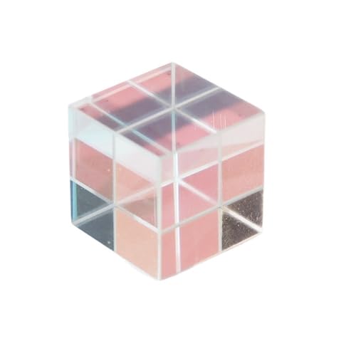 Dichroitischer Würfel, Glass, Physik, Lehrprisma, 2 x 2 x 2 cm, Würfelprisma, Trichoitischer Kombinierer, Splitter, 1 Stück von GAOJUDAF
