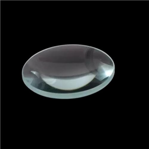 Doppelkonvexe Linse, 3-/5-fache Lupe, Durchmesser 42–110 mm, grüne/klare optische Glaslinse, 1 Stück(Green,110mm) von GAOJUDAF