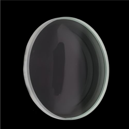 GAOJUDAF 1,2–2 mm hochauflösende runde Glaslinse, transparente flache Taschenlampen-Kopfschutzglaslinse, 1 Stück(27mm x 2mm) von GAOJUDAF
