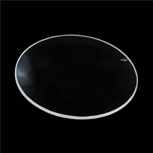 GAOJUDAF 1 Stück Glaslinse, doppelt konvex/konkav, hochfeste optische Linse for Projektoroptik-Zubehör(Black,50 * 150mm) von GAOJUDAF