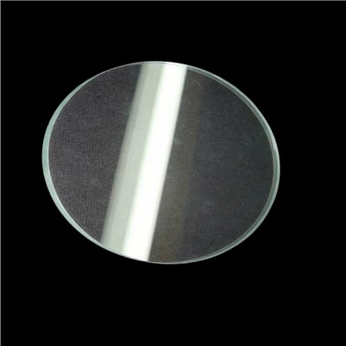 GAOJUDAF 1 piece Glaslinse rund flach hohe Transparenz, optische Glaslinse Tragelampe Suchscheinwerfer Zubehör(14x1mm) von GAOJUDAF