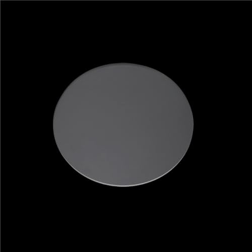 GAOJUDAF 2 Stück Milchglasplatten Durchmesser 35 mm – 69 mm, runde, flache, halbtransparente Lampenschirme aus Glass for Lichtlampen(49.5mm x 1.6mm) von GAOJUDAF