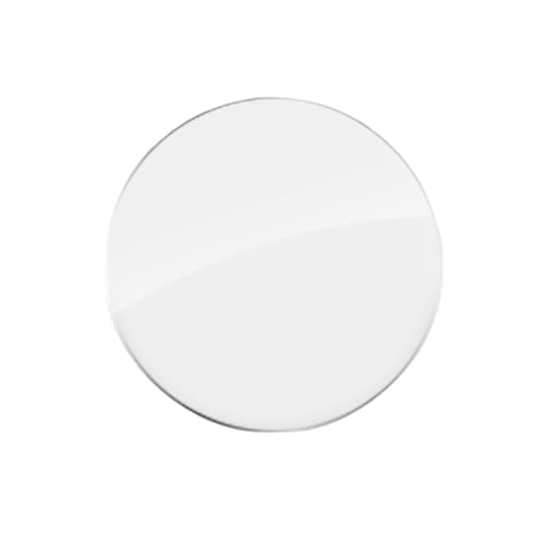 GAOJUDAF 6 Stück 1 mm Uhrenkristallglaslinsen-Reparaturteile, Mineralglas, transparente flache, runde optische Linsen(38.5mm) von GAOJUDAF