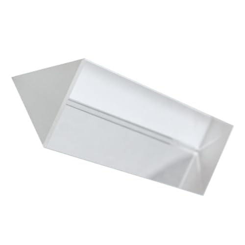 Glasprisma for Physik und Wissenschaft, 3 x 5 cm, reflektierendes dreieckiges, klares Prisma, Lichtspektrum for Bildungszwecke, 1 Stück von GAOJUDAF