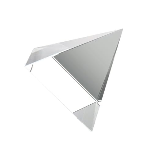 Prisma, optisches Glass, Kristallpyramide, 40 mm Seitenlänge, polyedrisches Klarglas for naturwissenschaftliche Studien, 1 Stück von GAOJUDAF