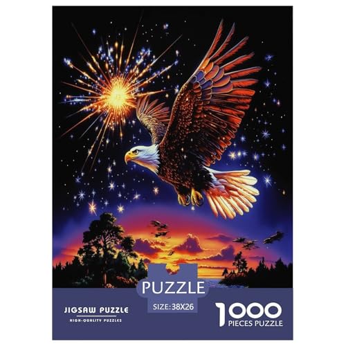 Adler Puzzle 1000-teilige Schwer Puzzle Spielzeug Lernspiel Impossible Herausforderungsspielzeug Für Erwachsene Und Kinder Ab 12 Jahren 38x26cm/1000pcs Adler Puzzle 1000-teilige Schwer Puzzle Spielzeug Lernspiel Impossible Herausforderungsspielzeug Für Erwachsene Und Kinder Ab 12 Jahren 38x26cm/1000pcs von GAOYUCHUN