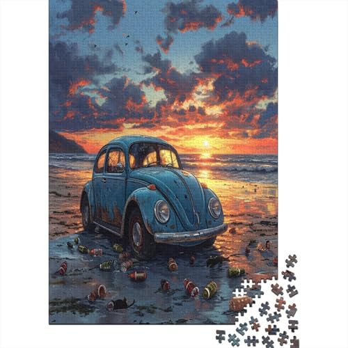 Blue Beetle Car Puzzle 1000 Teile Für Erwachsene Puzzles Brain Challenge Spielen Character Puzzles Spiel Puzzle Für Erwachsene Und Kinder Ab 14 Jahren 1000pcs (75x50cm) von GAOYUCHUN