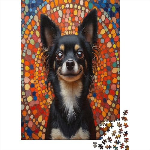 Chihuahua Puzzle 1000 Teile Erwachsene Lernspiel Spielzeug Geschenk Holzpuzzles Für Erwachsene Und Kinder Ab 12 Jahren 1000pcs (75x50cm) von GAOYUCHUN