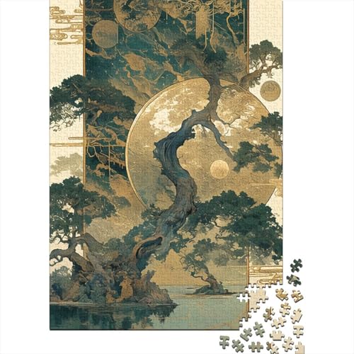 Chinese Landscapes 1000 Teile Puzzles Lernspiel Spielzeug Geschenk Puzzle 1000 Teile Holzpuzzle Erwachsene Herausforderung Für Erwachsene Teenager 1000pcs (75x50cm) von GAOYUCHUN