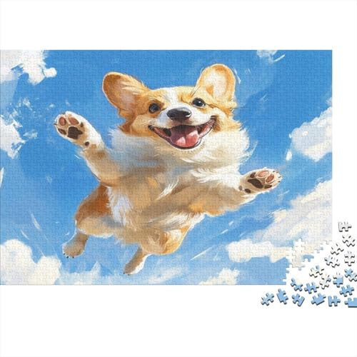 Corgi Puzzles1000 Teile, Puzzle Für Erwachsene, Geschicklichkeitsspiel Für Die Ganze Familie, Klassische Puzzle,Geburtstagsgeschenk Erwachsenen Puzzlespiel Puzzel 1000pcs (75x50cm) von GAOYUCHUN