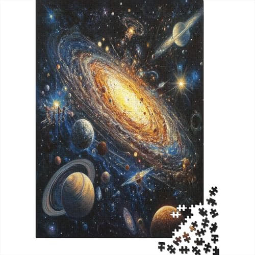 Cosmic Galaxy Puzzle 1000 Teile Erwachsene Herausforderung Holzpuzzle Erwachsene Für Erwachsene Und Kinder Ab 12 Jahren 1000pcs (75x50cm) von GAOYUCHUN