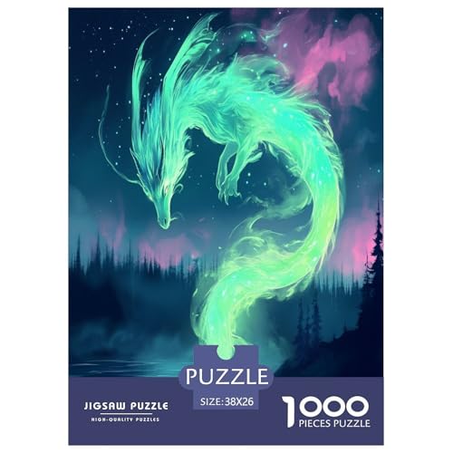 Drachen Puzzle 1000 Teile Schwer Puzzle Spielzeug Pädagogisches Spiel Impossible Herausforderungsspielzeug Für Erwachsene Und Kinder Ab 12 Jahren 38x26cm/1000pcs Drachen Puzzle 1000 Teile Schwer Puzzle Spielzeug Pädagogisches Spiel Impossible Herausforderungsspielzeug Für Erwachsene Und Kinder Ab 12 Jahren 38x26cm/1000pcs von GAOYUCHUN