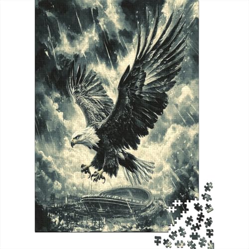 Eagle Puzzle 1000 Teile Erwachsene Lernspiel Spielzeug Geschenk Holzpuzzles Für Erwachsene Und Kinder Ab 12 Jahren 1000pcs (75x50cm) von GAOYUCHUN