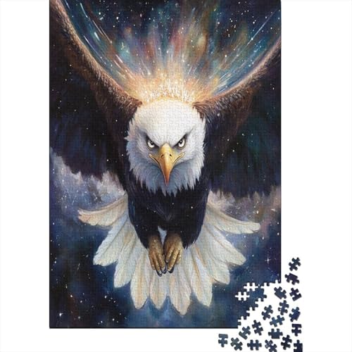 Eagle Puzzle 1000 Teile UnregelmaBige Einzigartige Holzpuzzle Erwachsene Herausforderung Erwachsene Und Kinder Ab 14 Jahren 1000pcs (75x50cm) von GAOYUCHUN
