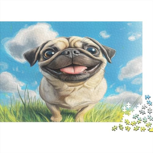 FRANZÖSISCHER BULLDONG Puzzlespiel 1000 Teile Puzzles Für Erwachsene Lernspiel Herausforderung Spielzeug 1000 Teile Puzzles Für Erwachsene Kinder Erwachsenen Puzzlespiel Puzzel 1000pcs (75x50cm) von GAOYUCHUN