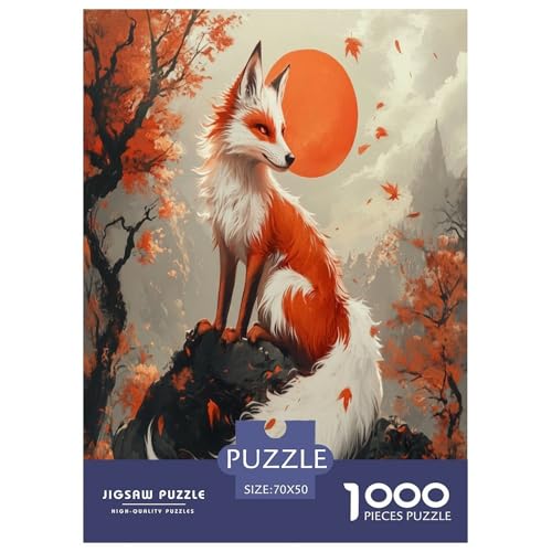 Fox Puzzles 1000 Teile Schwer Puzzle Spielzeug Lernspiel Impossible Herausforderungsspielzeug Für Erwachsene Und Kinder Ab 12 Jahren 70x50cm/1000pcs Fox Puzzles 1000 Teile Schwer Puzzle Spielzeug Lernspiel Impossible Herausforderungsspielzeug Für Erwachsene Und Kinder Ab 12 Jahren 70x50cm/1000pcs von GAOYUCHUN