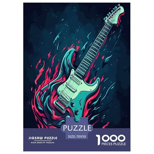 Gitarre Puzzle 1000 Teile Schwer Puzzle Spielzeug Lernspiel Impossible Herausforderungsspielzeug Für Erwachsene Und Kinder Ab 12 Jahren 70x50cm/1000pcs Gitarre Puzzle 1000 Teile Schwer Puzzle Spielzeug Lernspiel Impossible Herausforderungsspielzeug Für Erwachsene Und Kinder Ab 12 Jahren 70x50cm/1000pcs von GAOYUCHUN