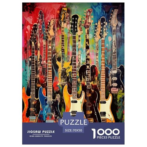 Gitarre Puzzles 1000 Teile Schwer Puzzle Spielzeug Lernspiel Impossible Herausforderungsspielzeug Für Erwachsene Und Kinder Ab 14 Jahren 70x50cm/1000pcs Gitarre Puzzles 1000 Teile Schwer Puzzle Spielzeug Lernspiel Impossible Herausforderungsspielzeug Für Erwachsene Und Kinder Ab 14 Jahren 70x50cm/1000pcs von GAOYUCHUN