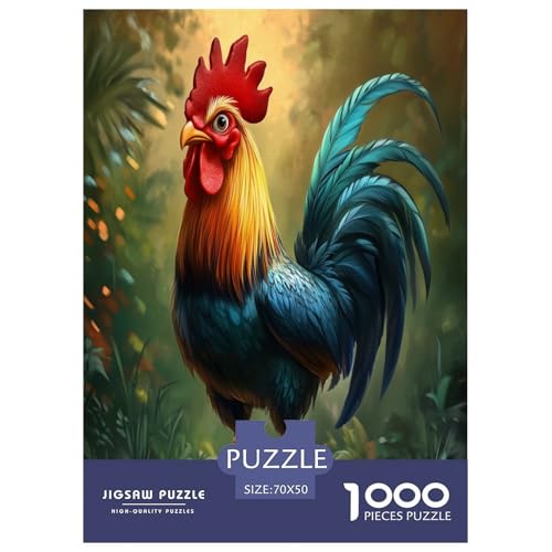 Hahn Puzzle 1000 Teile Schwer Puzzle Spielzeug Lernspiel Impossible Herausforderungsspielzeug Für Erwachsene Und Kinder Ab 14 Jahren 70x50cm/1000pcs Hahn Puzzle 1000 Teile Schwer Puzzle Spielzeug Lernspiel Impossible Herausforderungsspielzeug Für Erwachsene Und Kinder Ab 14 Jahren 70x50cm/1000pcs von GAOYUCHUN