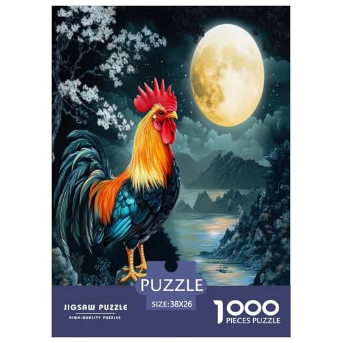 Hahn Puzzle 1000 Teile Schwer Puzzle Spielzeug Lernspiel Impossible Herausforderungsspielzeug Für Erwachsene Und Kinder in Bewährter 38x26cm/1000pcs Hahn Puzzle 1000 Teile Schwer Puzzle Spielzeug Lernspiel Impossible Herausforderungsspielzeug Für Erwachsene Und Kinder in Bewährter 38x26cm/1000pcs von GAOYUCHUN