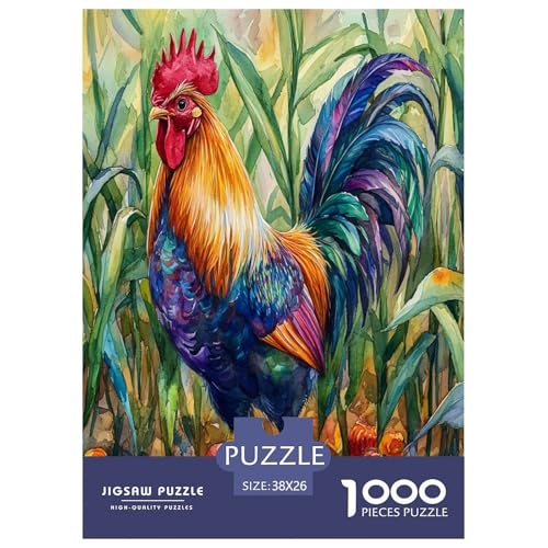 Hahn Puzzle 1000 Teile Schwer Puzzle Spielzeug Pädagogisches Spiel Impossible Herausforderung Spielzeug Für Erwachsene Und Kinder Ab 14 Jahren 38x26cm/1000pcs Hahn Puzzle 1000 Teile Schwer Puzzle Spielzeug Pädagogisches Spiel Impossible Herausforderung Spielzeug Für Erwachsene Und Kinder Ab 14 Jahren 38x26cm/1000pcs von GAOYUCHUN