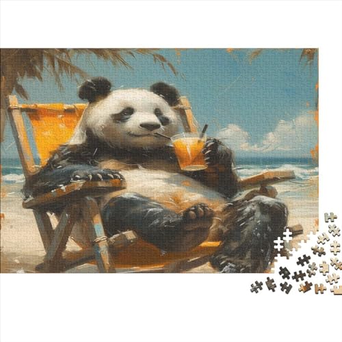 Leisurely Panda 1000 Stuck Puzzles UnregelmaBige Einzigartige Holzpuzzle Erwachsene Herausforderung Für Erwachsene Und Kinder Ab 12 Jahren 1000pcs (75x50cm) von GAOYUCHUN