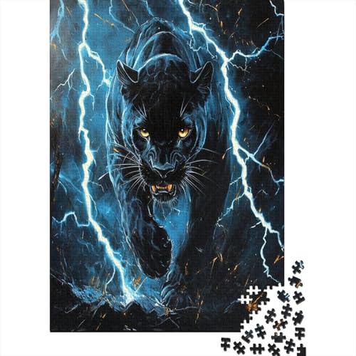 Leopard Puzzle 1000 Teile Erwachsene Lernspiel Spielzeug Geschenk Holzpuzzles Für Erwachsene Und Kinder Ab 12 Jahren 1000pcs (75x50cm) von GAOYUCHUN