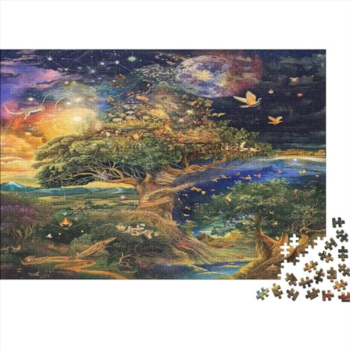 Magic Trees 1000 Teile Puzzlespie UnregelmaBige Einzigartige Holzpuzzles Heim Dekoration Erwachsene Und Kinder Ab 14 Jahren 1000pcs (75x50cm) von GAOYUCHUN