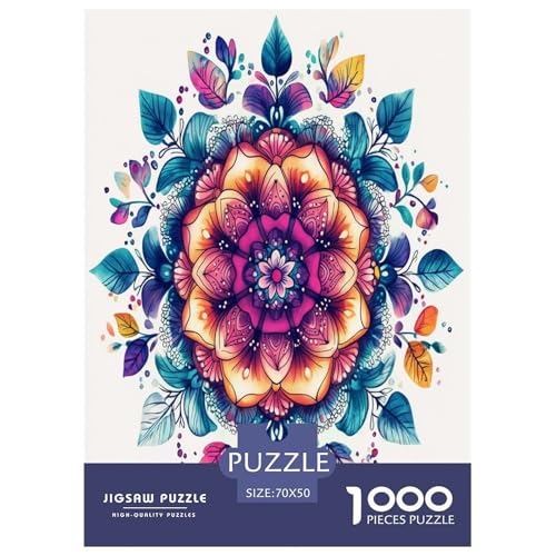 Mandala Puzzle 1000 Teile Schwer Puzzle Spielzeug Lernspiel Impossible Herausforderungsspielzeug Für Erwachsene Und Kinder Ab 12 Jahren 70x50cm/1000pcs Mandala Puzzle 1000 Teile Schwer Puzzle Spielzeug Lernspiel Impossible Herausforderungsspielzeug Für Erwachsene Und Kinder Ab 12 Jahren 70x50cm/1000pcs von GAOYUCHUN