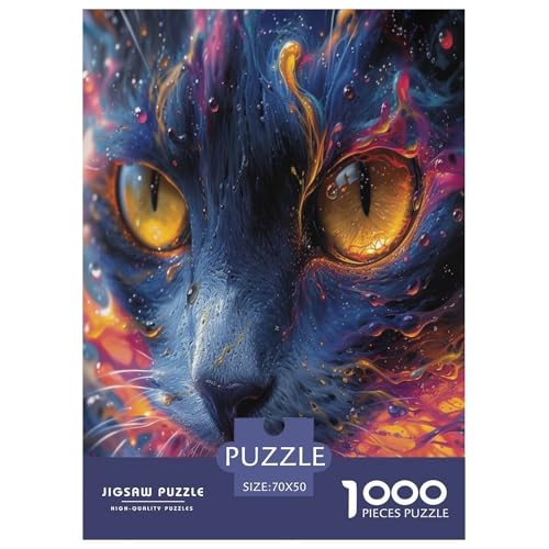 Niedliche Katze Puzzles 1000 Teile Schwer Puzzle Spielzeug Pädagogisches Spiel Impossible Herausforderung Spielzeug Für Erwachsene Kinder 70x50cm/1000pcs Niedliche Katze Puzzles 1000 Teile Schwer Puzzle Spielzeug Pädagogisches Spiel Impossible Herausforderung Spielzeug Für Erwachsene Kinder 70x50cm/1000pcs von GAOYUCHUN