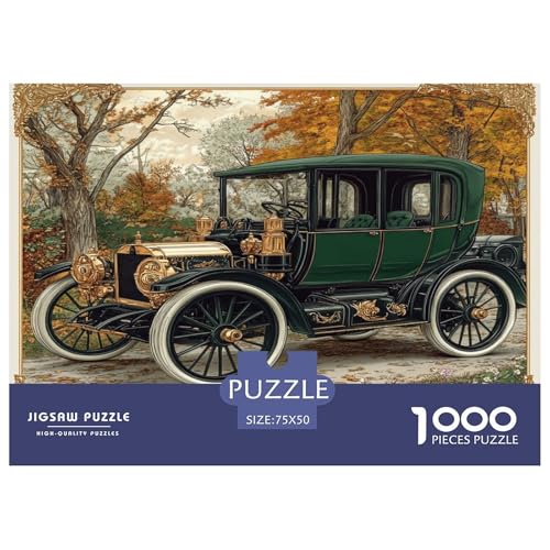 Old Style Sedan Puzzle 1000 Teile Für Erwachsene Und Kinder Ab 14 Jahren Für Stressabbauer Puzzel 1000pcs (75x50cm) von GAOYUCHUN