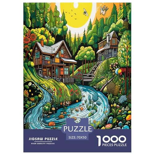 Paradies Puzzle 1000-teilige Schwer Puzzle Spielzeug Pädagogisches Spiel Impossible Herausforderungsspielzeug Für Erwachsene Und Kinder in Bewährter 70x50cm/1000pcs Paradies Puzzle 1000-teilige Schwer Puzzle Spielzeug Pädagogisches Spiel Impossible Herausforderungsspielzeug Für Erwachsene Und Kinder in Bewährter 70x50cm/1000pcs von GAOYUCHUN