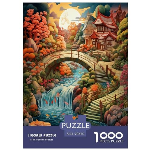 Paradies Puzzles 1000 Teile Schwer Puzzle Spielzeug Lernspiel Impossible Herausforderungsspielzeug Für Erwachsene Und Kinder in Bewährter 70x50cm/1000pcs von GAOYUCHUN