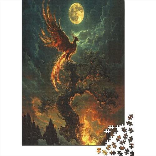 Phoenix Puzzle 1000 Teile Lernspiel Spielzeug Geschenk Holzpuzzle Erwachsene Schwieriges Für Erwachsene Und Kinder Ab 12 Jahren 1000pcs (75x50cm) von GAOYUCHUN