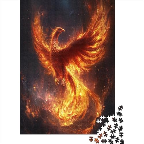 Phoenix Puzzle 1000 Teile Lernspiel Spielzeug Geschenk Holzpuzzle Erwachsene Schwieriges Für Erwachsene Und Kinder Ab 12 Jahren 1000pcs (75x50cm) von GAOYUCHUN
