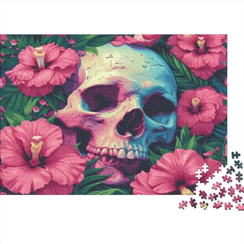 Psychedelic Neon Skulls 1000 Teile Puzzlespie Lernspiel Spielzeug Geschenk Holzpuzzle Erwachsene Herausforderung Erwachsene Und Kinder Ab 14 Jahren 1000pcs (75x50cm) von GAOYUCHUN