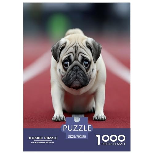 Pug Puzzles 1000 Teile Schwer Puzzle Spielzeug Pädagogisches Spiel Impossible Herausforderungsspielzeug Für Erwachsene Und Kinder in Bewährter 70x50cm/1000pcs Pug Puzzles 1000 Teile Schwer Puzzle Spielzeug Pädagogisches Spiel Impossible Herausforderungsspielzeug Für Erwachsene Und Kinder in Bewährter 70x50cm/1000pcs von GAOYUCHUN