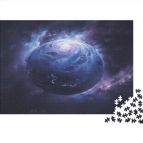 Purple Planet 1000 Teile Puzzlespie Lernspiel Spielzeug Geschenk Holzpuzzles Heim Dekoration Erwachsene Und Kinder Ab 14 Jahren 1000pcs (75x50cm) von GAOYUCHUN