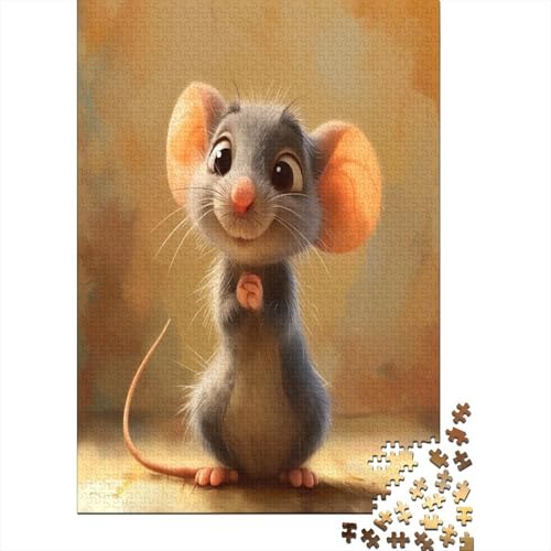 Ratte Puzzlespiel 1000 Teile Jigsaw Puzzle 1000 Puzzle FüR Erwachsene Kinder Senioren Erwachsenen Puzzlespiel Puzzel 1000pcs (75x50cm) von GAOYUCHUN