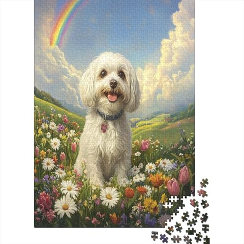 Shih Tzu Puzzle 1000 Teile UnregelmaBige Einzigartige Holzpuzzles Herausforderung Für Erwachsene Und Kinder Ab 12 Jahren 1000pcs (75x50cm) von GAOYUCHUN