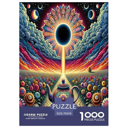 Teekanne Puzzles 1000 Teile Schwer Puzzle Spielzeug Pädagogisches Spiel Impossible Herausforderungsspielzeug Für Erwachsene Kinder 70x50cm/1000pcs Teekanne Puzzles 1000 Teile Schwer Puzzle Spielzeug Pädagogisches Spiel Impossible Herausforderungsspielzeug Für Erwachsene Kinder 70x50cm/1000pcs von GAOYUCHUN