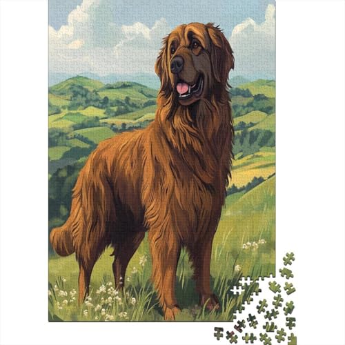 Tibetan Mastiff Puzzle 1000 Teile Herausforderung Holzpuzzle Erwachsene Heim Dekoration Für Erwachsene Und Kinder Ab 12 Jahren 1000pcs (75x50cm) von GAOYUCHUN
