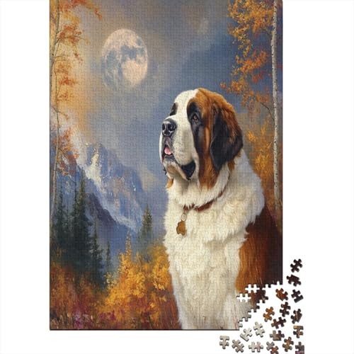 Tibetan Mastiff Puzzle 1000 Teile Stressabbau-Spielzeug Holzpuzzle Erwachsene Herausforderung Für Erwachsene Und Kinder Ab 12 Jahren 1000pcs (75x50cm) von GAOYUCHUN