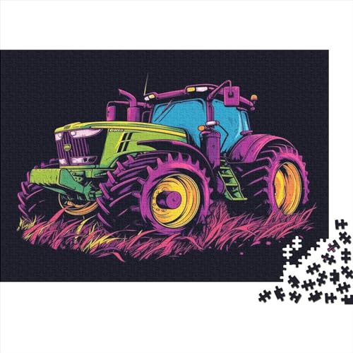 Tractor 1000-teiliges Puzzle Lernspiel Spielzeug Geschenk Holzpuzzles Heim Dekoration Erwachsene Und Kinder Ab 14 Jahren 1000pcs (75x50cm) von GAOYUCHUN