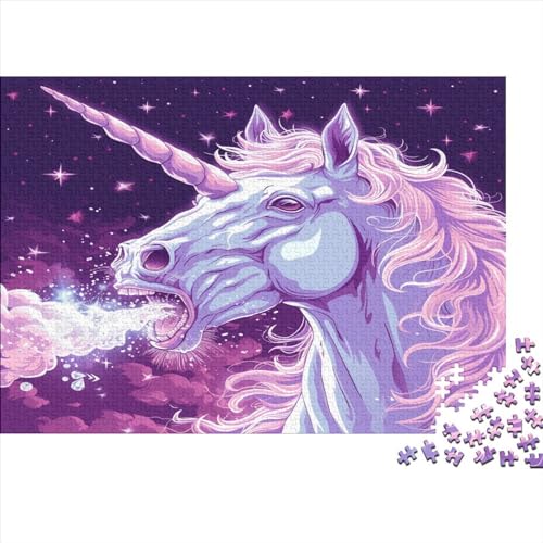Unicorns That Spit Diamonds 1000 Stuck Puzzles Lernspiel Spielzeug Geschenk Holzpuzzles Für Erwachsene Und Kinder Ab 12 Jahren 1000pcs (75x50cm) von GAOYUCHUN