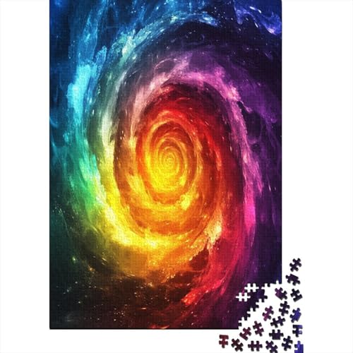 Vortex Puzzle 1000 Teile Erwachsene Abbauen Familien Holzpuzzle Erwachsene Für Erwachsene Und Kinder Ab 12 Jahren 1000pcs (75x50cm) von GAOYUCHUN