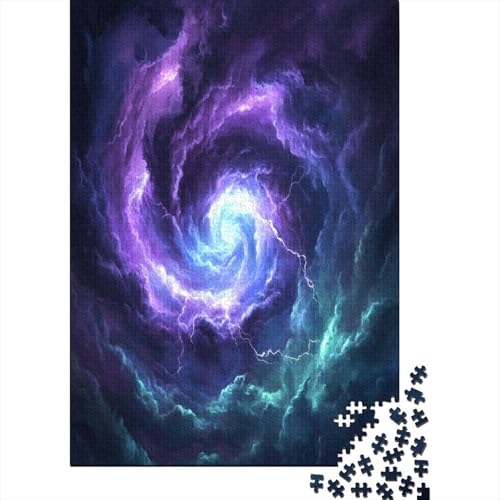 Vortex Puzzle 1000 Teile ErwachseneStressabbau-Spielzeug Holzpuzzle Erwachsene Herausforderung Für Erwachsene Und Kinder Ab 12 Jahren 1000pcs (75x50cm) von GAOYUCHUN