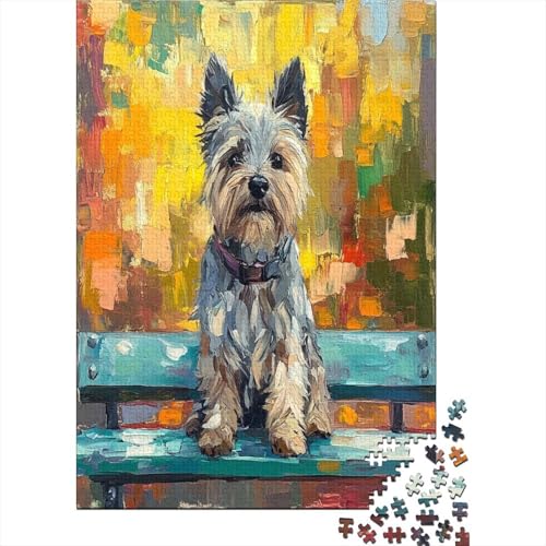 West Highland White Terrier Puzzle 1000 Teile Erwachsene Herausforderung Holzpuzzle Erwachsene Für Erwachsene Und Kinder Ab 12 Jahren 1000pcs (75x50cm) von GAOYUCHUN
