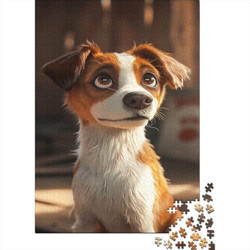 White Dog Puzzle 1000 Teile Für Erwachsene Puzzles Lernspiel Spielzeug Geschenk Für Erwachsene Und Kinder Ab 12 Jahren 1000pcs (75x50cm) von GAOYUCHUN